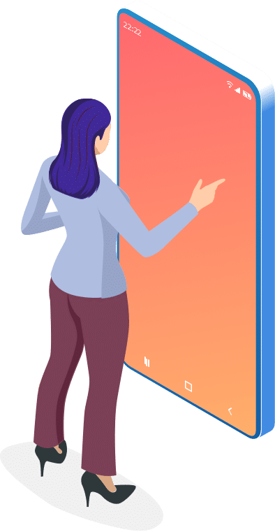woman-in-front-of-phone